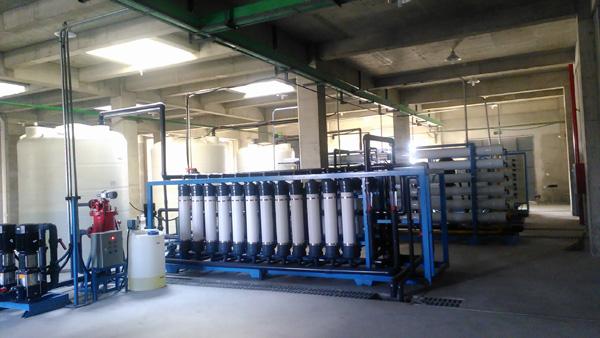 25 m3 per hour pure water purifier system with MF, UF , RO, EDI , polisher craft