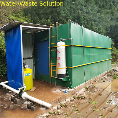 Perfect compact design and cheaper logistic charge Integrated  domestic village AO bio-treatment Sewage Treatment Plant