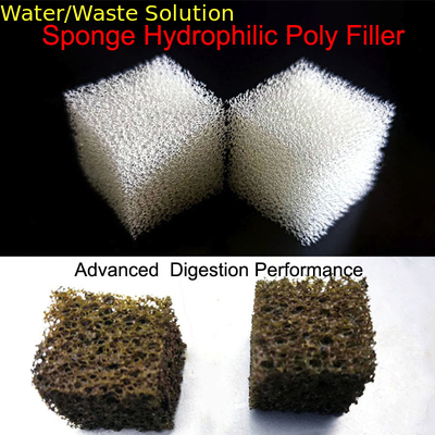 HDPE Polyurethane composite fiber Flotable ball hydrophilic filler