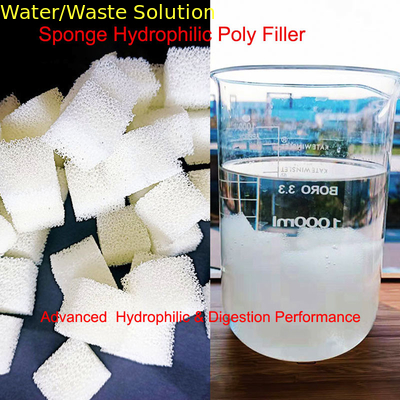 HDPE Polyurethane composite fiber Flotable ball hydrophilic filler